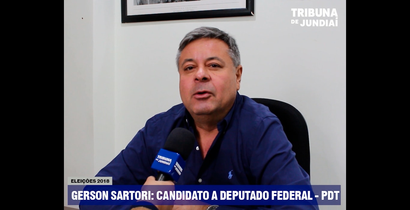 Entrevista com Gerson Sartori - candidato a deputado federal (PDT)