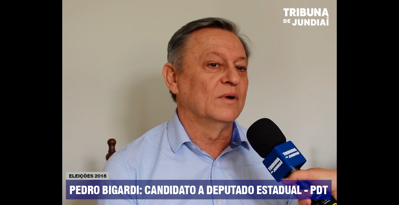 Entrevista com Pedro Bigardi - candidato a deputado estadual (PDT)