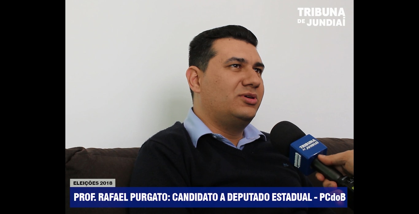 Entrevista com Prof. Rafael Purgato - candidato a deputado estadual (PCdoB)