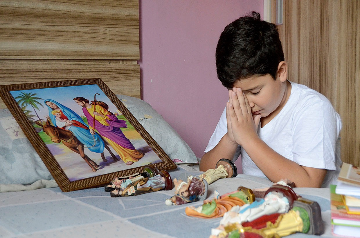 aos 8 anos garoto de varzea paulista sonha ser padre 3